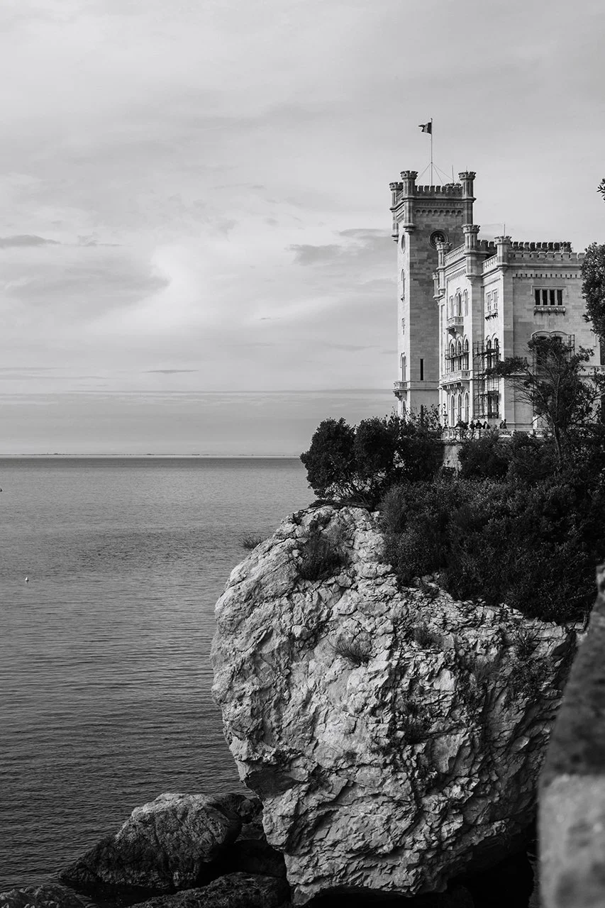 Vista sul golfo di Trieste, Miramare