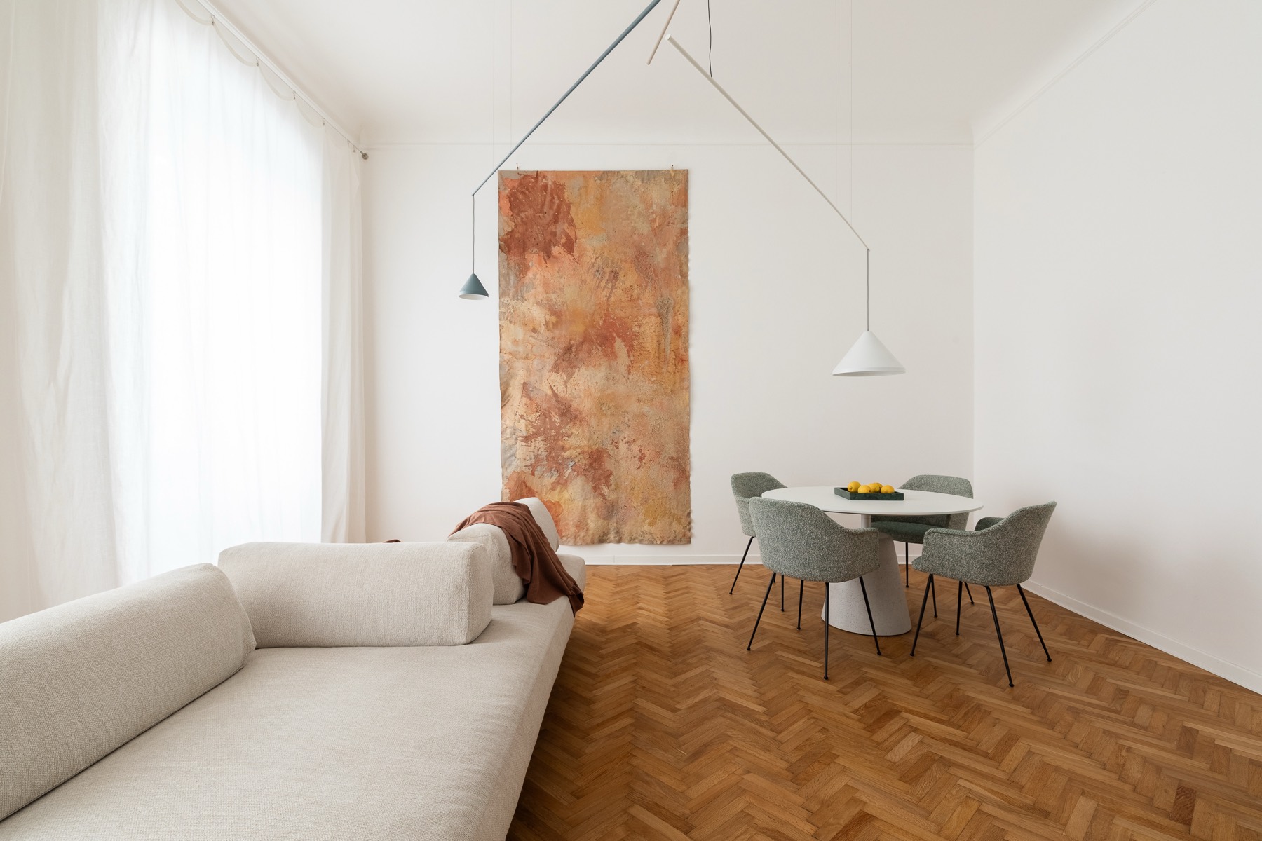 Interni curati di una residenza The Concept Studio a Trieste